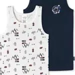 Schiesser Jungen Unterhemden Tanktops - Unterwäsche-Pack für Kinder