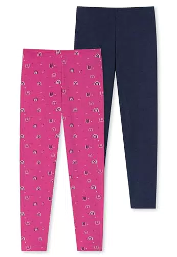 Schiesser Mädchen 2PACK Leggings Unterwäsche, Sortiert 3