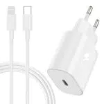 Apple Schnellladegerät 20W USB C mit 2M Ladekabel für iPhone 13/12/11 Pro Max/X/XR/XS/8/iPad
