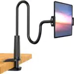 Tablet Halterung für iPad, iPad Pro, iPad Air, iPhone und weitere 4,7-10,5 Zoll Geräte - Schwarz