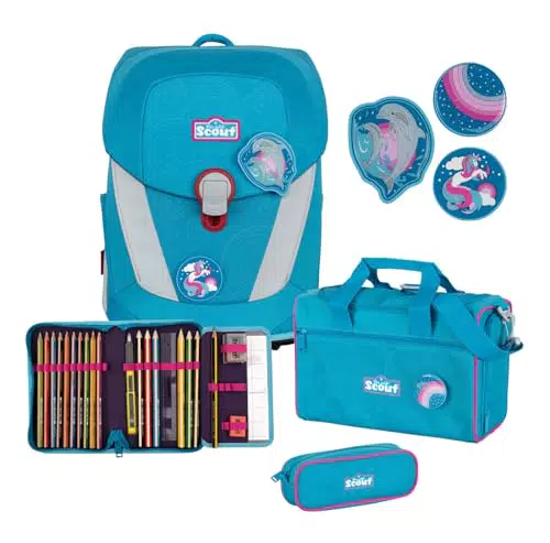 Scout Sunny II Dolphins Set - Hochwertiges Picknick-Set