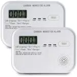 SEBSON Kohlenmonoxid CO Melder mit Display - 2er Set - batteriebetrieben