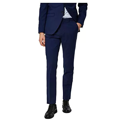 SELECTED HOMME Herren Anzughose SLHSLIM-MYLOBILL TRS B NOOS, Blau