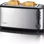 Severin Automatik-Langschlitztoaster mit Brötchenaufsatz