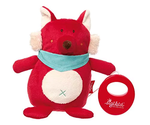Sigikid Spieluhr Stofftier Fuchs - Mädchen und Jungen - Rot