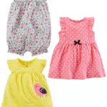 Simple Joys by Carter's Baby Mädchen 3-Pack Romper