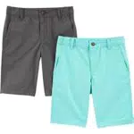 Carter's Jungen Shorts, Flache Vorderseite - 2er Pack