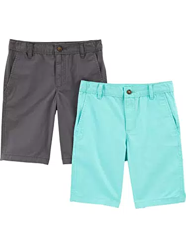 Carter's Jungen Shorts, Flache Vorderseite - 2er Pack