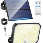 Solarlampen mit Bewegungsmelder für den Garten - IP65 Wasserdicht