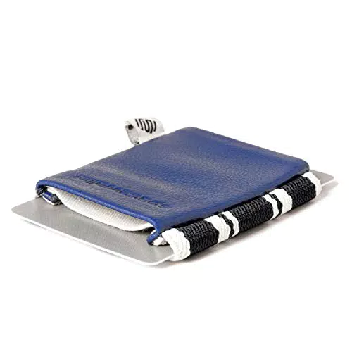 Veganes Slim Wallet - Schwarzes Kartenetui mit Scheinfach