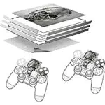 Speedlink Aufkleber für PlayStation 4 - Holzdesign für PS4 & Controller