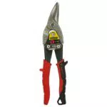 Stanley Maxsteel Blechschere - 250 mm Länge, Bi-Material Kunststoffhandgriff, chromveredelt, Einhandbedienung