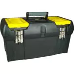 Werkzeugbox Stanley Millenium mit herausnehmbarer Ablage und Metallschließen