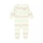 Steiff Baby-Jungen Fuß Strampler Langarm, Eggnog, 62