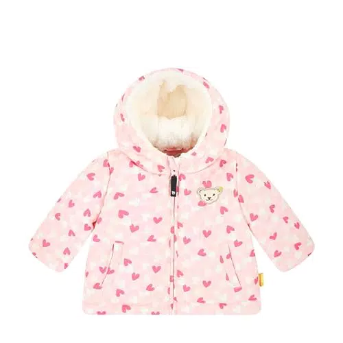 Steiff Baby-Mädchen Tec Jacke - Rosa Chalk