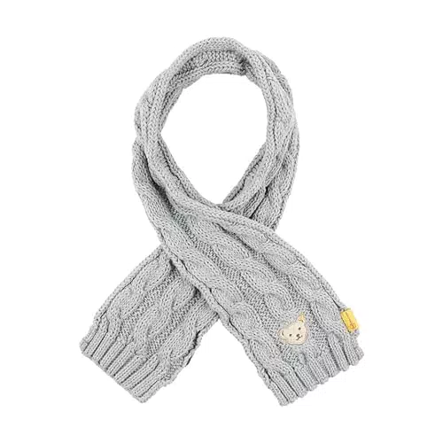 Steiff Mädchen gestrickter Schal - Grau Melange
