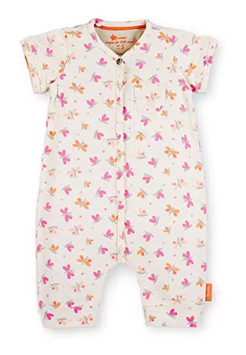 Sterntaler Baby Mädchen Einteiler Kurzarm - Ecru