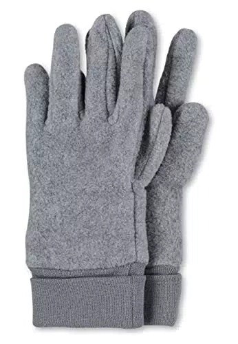 Sterntaler Jungen Fingerhandschuh Handschuhe, Silber Mel.