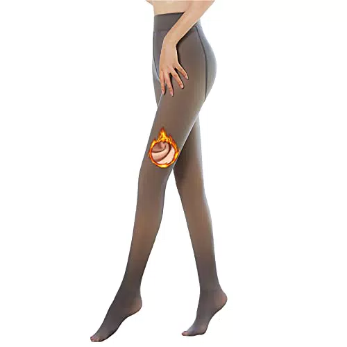 Plüschstrumpfhosen Damen | Warme Fleece Pantyhose für kalte Wintertage