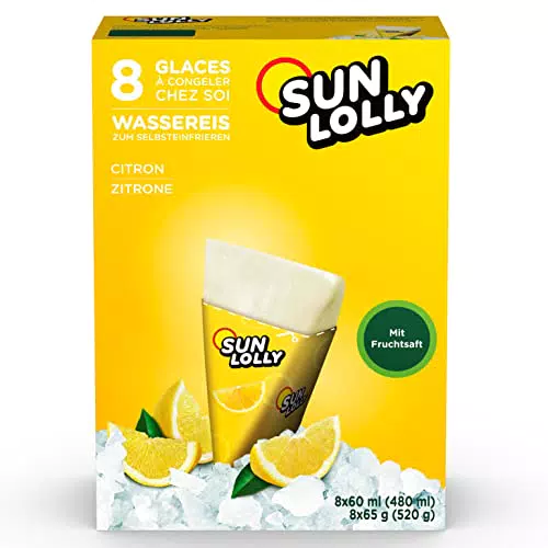 Sun Lolly Wassereis Zitrone