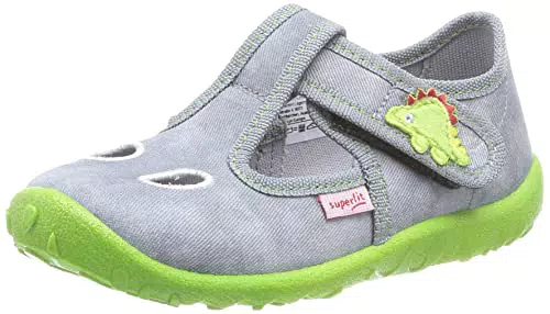 Superfit Baby-Jungen Hausschuh Spotty - Grau