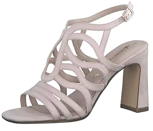 Tamaris Damen Sandalen 1-28391-20 Grau, Groesse: