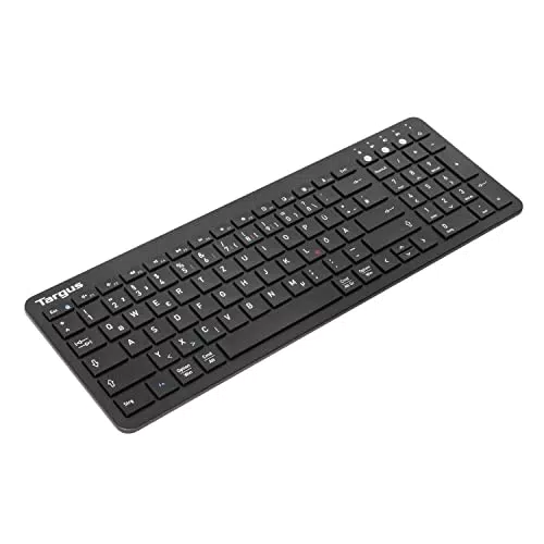 Targus Universal-Bluetooth Tastatur mit antibakterieller DefenseGuard Schutzschicht