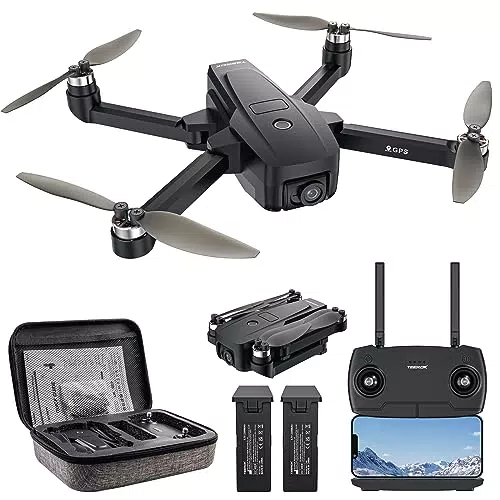 TEEROK T18S GPS Drohne mit 4K Kamera für Erwachsene - FPV Quadcopter mit Follow Me und Gestensteuerung