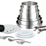 Tefal Ingenio Preference Kochgeschirrset | Antihaft | Induktion | Thermo-Signal | Edelstahl