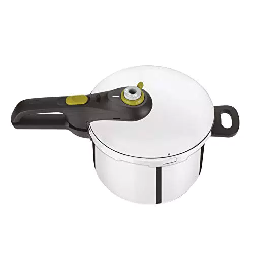 Tefal Secure 5 Neo Schnellkochtopf | 6 L | Edelstahl | 2-Stufen-Garregler