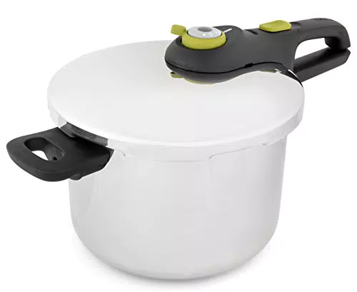 Tefal Secure 5 Schnellkochtopf | 6 L Fassungsvermögen | Edelstahl | 5-Fach Sicherheitssystem | Induktionstauglich