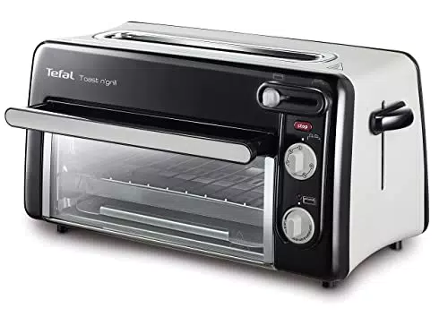 Tefal Toast n’ Grill TL6008 | 2-in-1 Toaster und Mini-Ofen | Energiesparend und leistungsstark