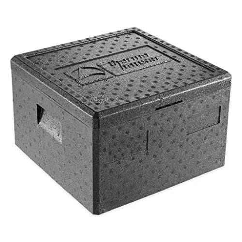 Thermohauser EPP-Thermobox Pizza mit Deckel - 25 Liter - Pizzabox für Lieferservice