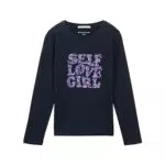TOM TAILOR Mädchen Langarmshirt mit Print
