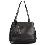TOM TAILOR bags Rubiana Damen Shopper Umhängetasche Reißverschluss Mittelgroß Cognac Braun