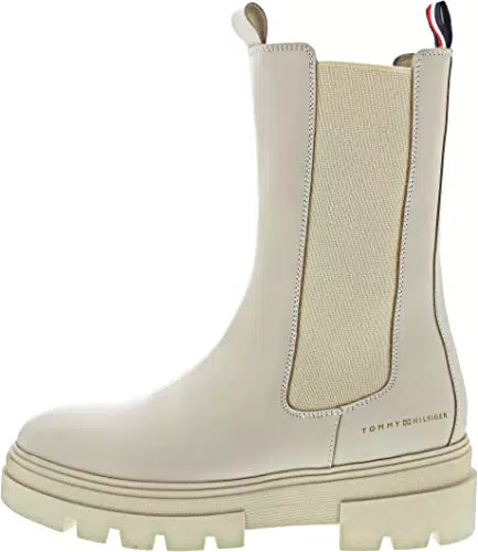 Tommy Hilfiger Damen Low Boot Stiefel Chelsea Stiefeletten