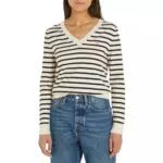 Tommy Hilfiger Damen Pullover in Jersey Stitch V-Neck - Strickpullover