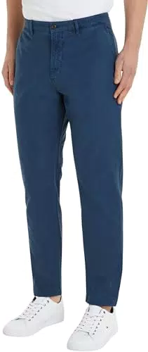 Tommy Hilfiger Herren Chino Chelsea Gabardine Stretch - Blau