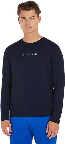 Tommy Hilfiger Herren Langarmshirt - Blau