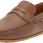 Tommy Hilfiger Herren Loafer aus Leder, Braun