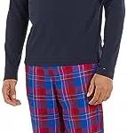 Tommy Hilfiger Herren Pantoffeln aus Flanellstoff