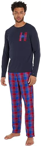 Tommy Hilfiger Herren Pantoffeln aus Flanellstoff