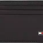 Tommy Hilfiger Herren Portemonnaie Eton aus Leder - Schwarz