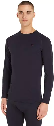 Tommy Hilfiger Herren Thermal Ls UM0UM03058 Langarm T-Shirts