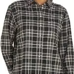 Tommy Jeans Damen Hemd Check Overshirt Langarm