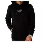 Tommy Jeans Herren Hoodie mit Kapuze - Schwarz