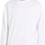 Tommy Jeans Herren Langarmshirt Waffle Tee Regular Fit - Weiß