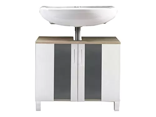 Trendteam Smart Living - Waschbeckenunterschrank Unterschrank - Badezimmer - Porto