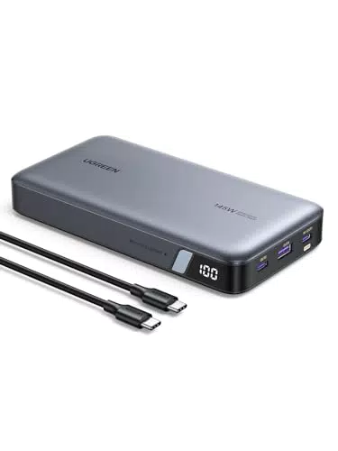 UGREEN Nexode 140W Power Bank mit 25000mAh und 3 USB C Anschlüssen