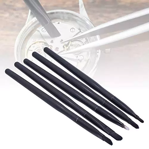 Reinigungsbürstenset für Uhren und Computertastaturen - Weiche Faser, Mechanische Uhr, Armbanduhr - Tragbar & Effektiv